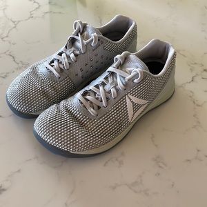 REEBOK CROSSFIT NANO 7 FLEXWEAVE Athletic SNEAKER Women’s Size 9 Gray and White